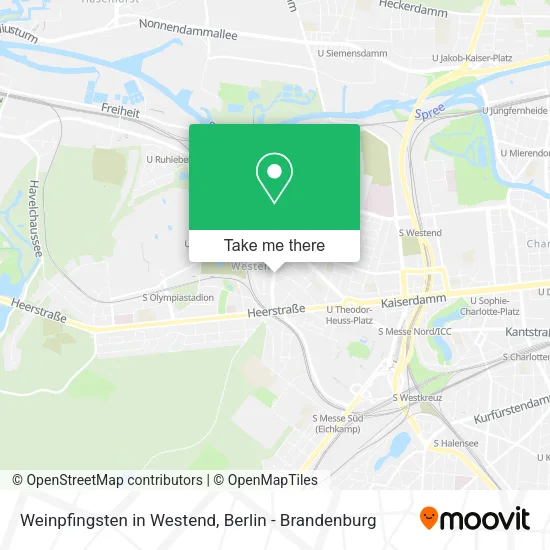 Карта Weinpfingsten in Westend