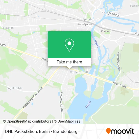 DHL Packstation map