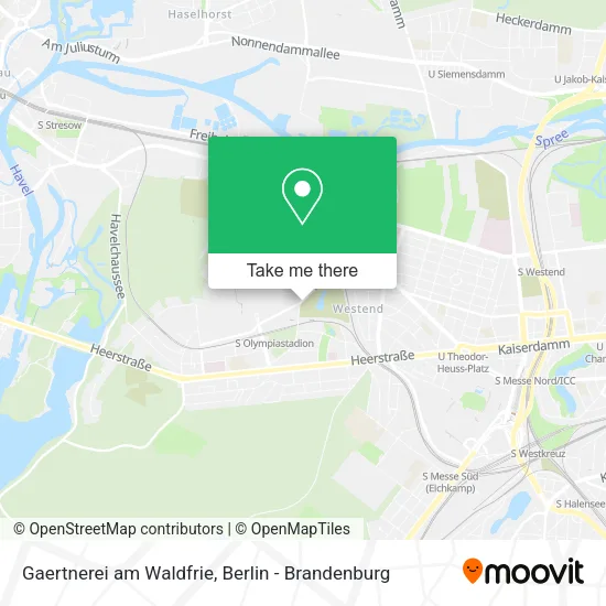 Gaertnerei am Waldfrie map