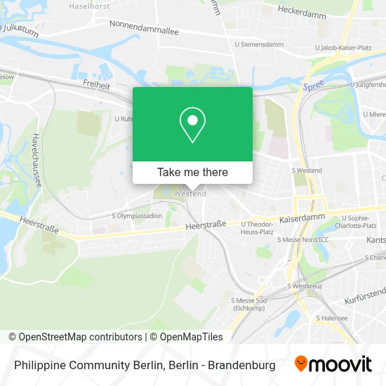 Philippine Community Berlin map