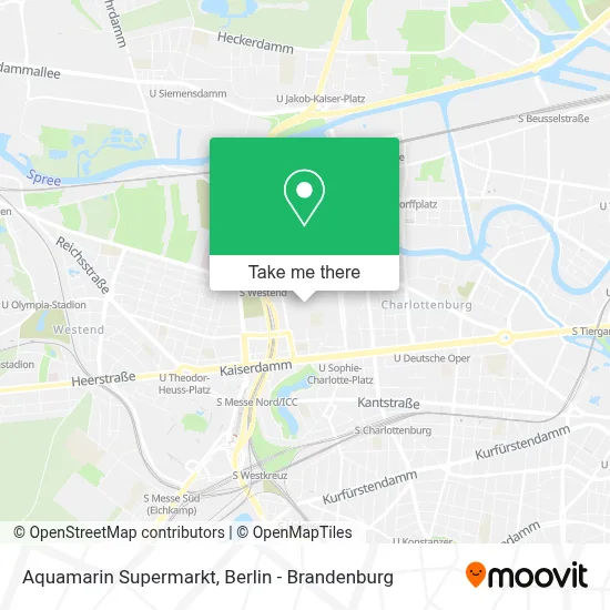 Aquamarin Supermarkt map