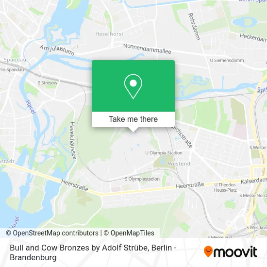 Карта Bull and Cow Bronzes by Adolf Strübe