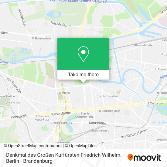 Denkmal des Großen Kurfürsten Friedrich Wilhelm map