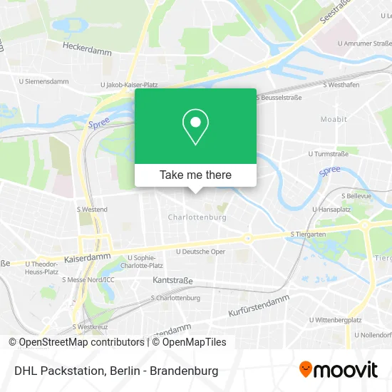 DHL Packstation map