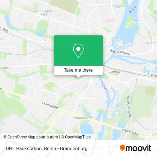 DHL Packstation map
