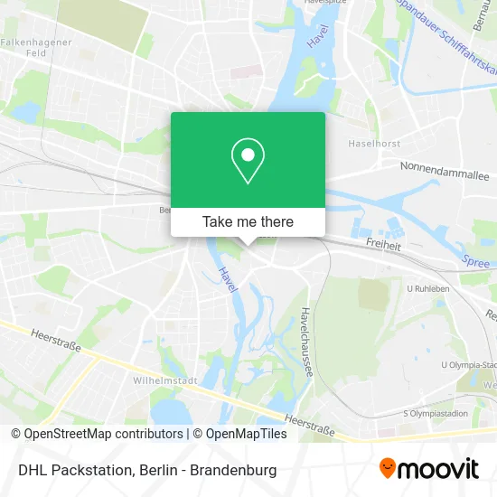 DHL Packstation map