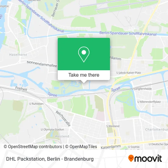DHL Packstation map