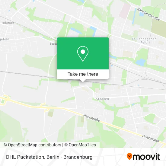 DHL Packstation map