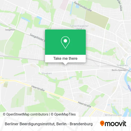 Berliner Beerdigungsinstitut map