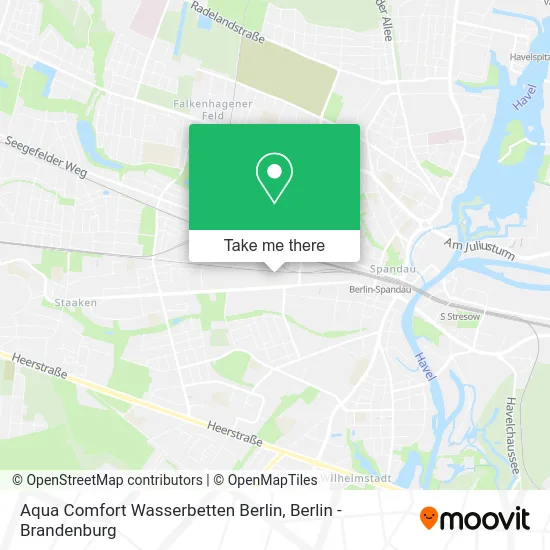 Карта Aqua Comfort Wasserbetten Berlin