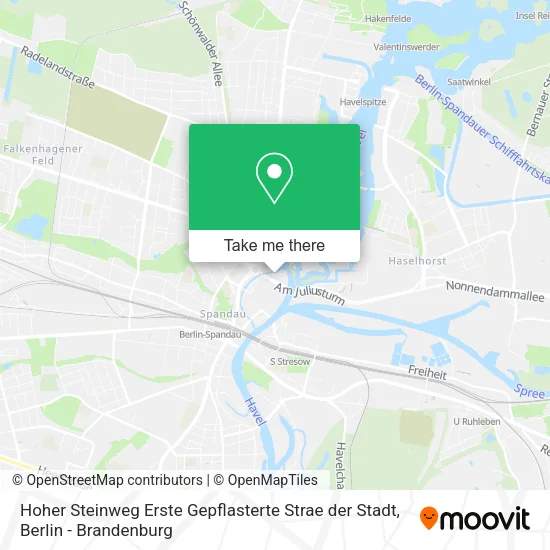 Карта Hoher Steinweg Erste Gepflasterte Strae der Stadt