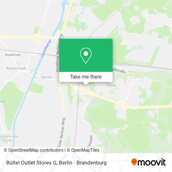 Bültel Outlet Stores G map