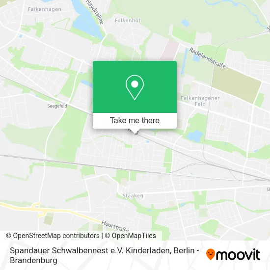 Карта Spandauer Schwalbennest e.V. Kinderladen