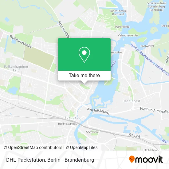 DHL Packstation map