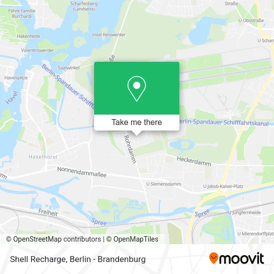 Shell Recharge map