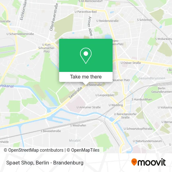 Spaet Shop map