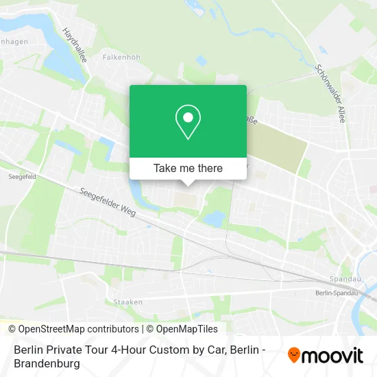 Карта Berlin Private Tour 4-Hour Custom by Car