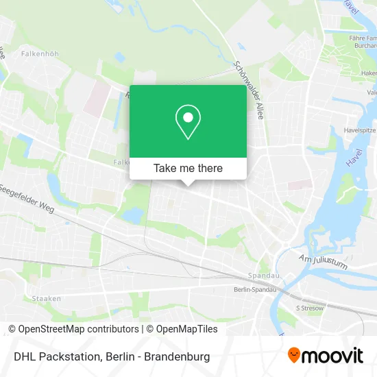 DHL Packstation map