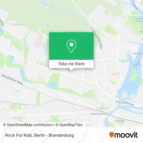 Rock For Kids map
