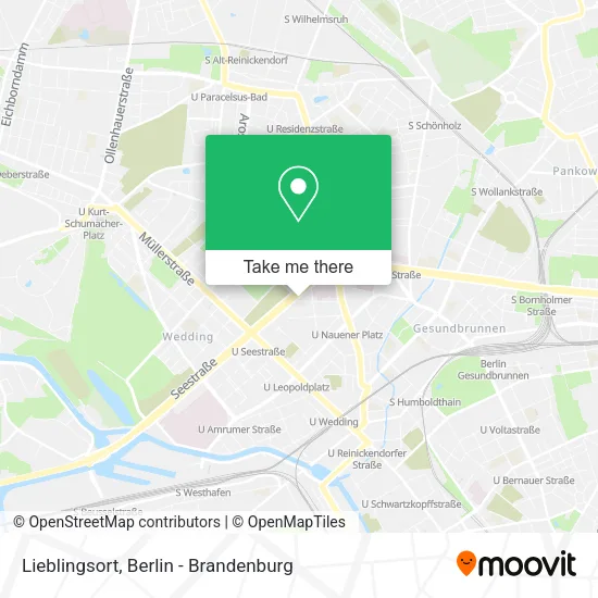 Карта Lieblingsort