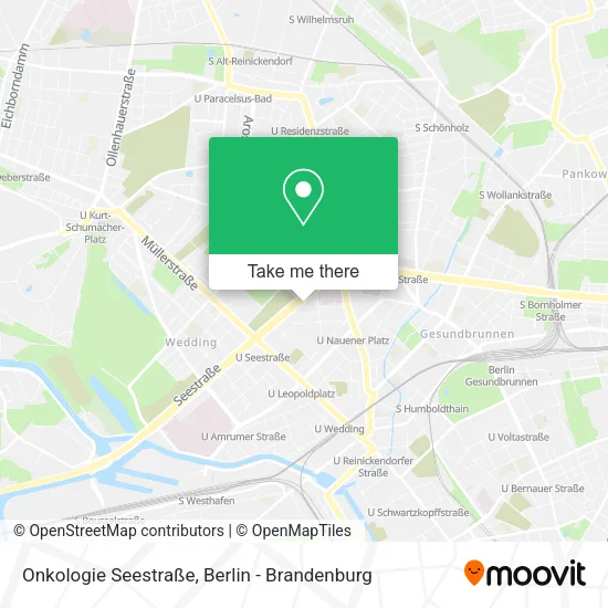 Onkologie Seestraße map