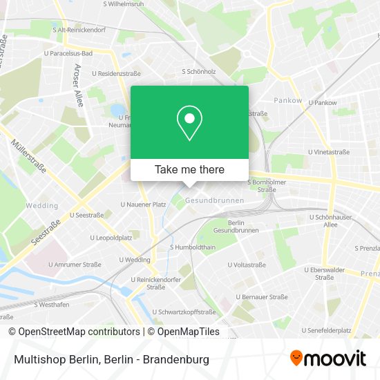 Карта Multishop Berlin
