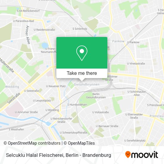Карта Selcuklu Halal Fleischerei