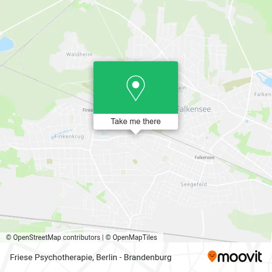 Friese Psychotherapie map