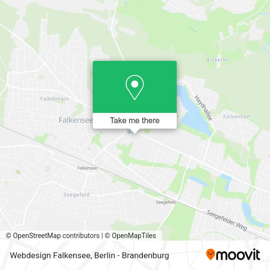 Карта Webdesign Falkensee