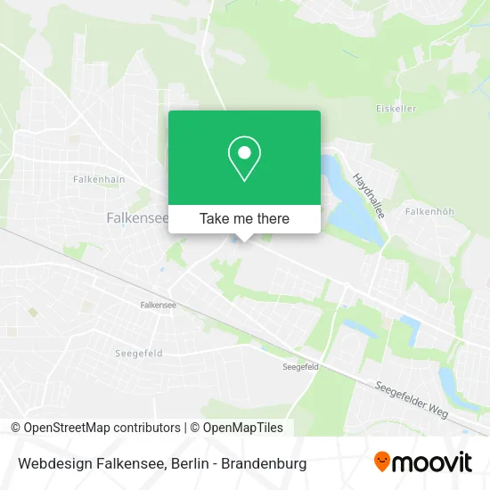 Карта Webdesign Falkensee