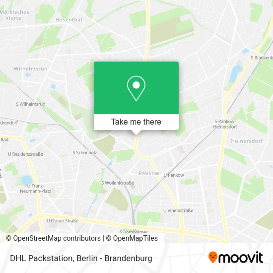 DHL Packstation map