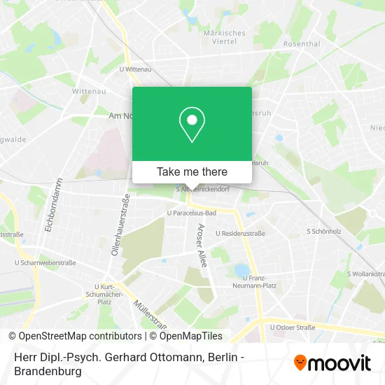 Карта Herr Dipl.-Psych. Gerhard Ottomann