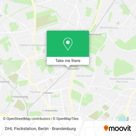 DHL Packstation map
