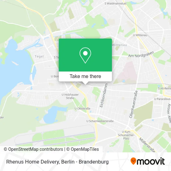 Карта Rhenus Home Delivery