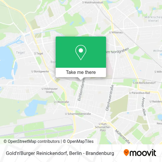 Gold'n'Burger Reinickendorf map