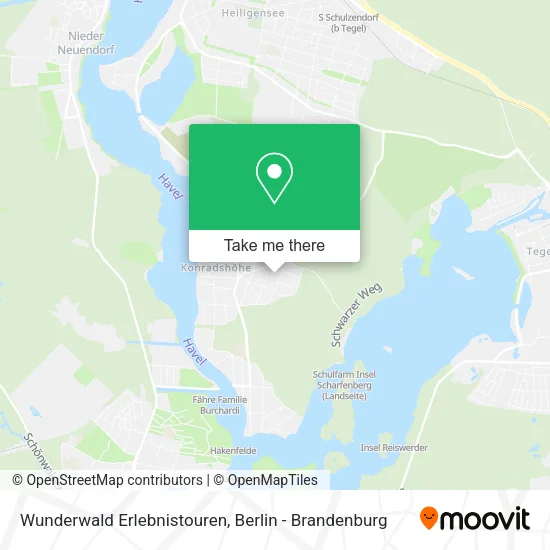 Wunderwald Erlebnistouren map
