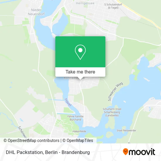 DHL Packstation map