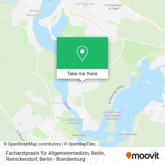 Facharztpraxis für Allgemeinmedizin, Berlin, Reinickendorf map