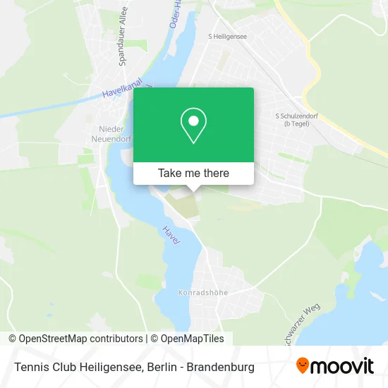 Tennis Club Heiligensee map