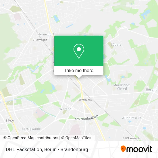 DHL Packstation map