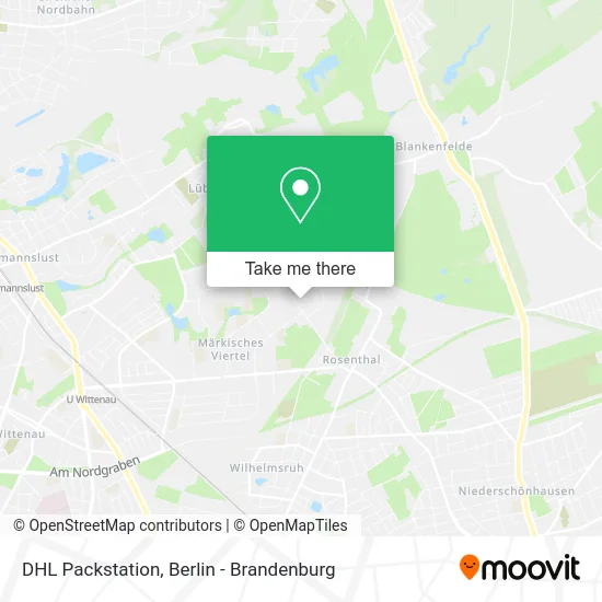DHL Packstation map
