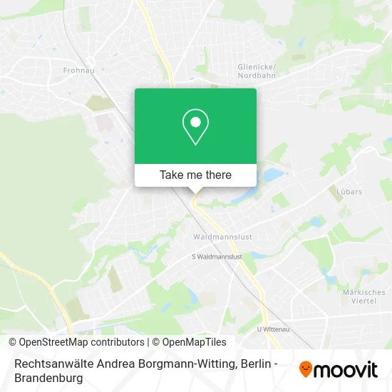 Карта Rechtsanwälte Andrea Borgmann-Witting