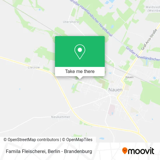 Famila Fleischerei map