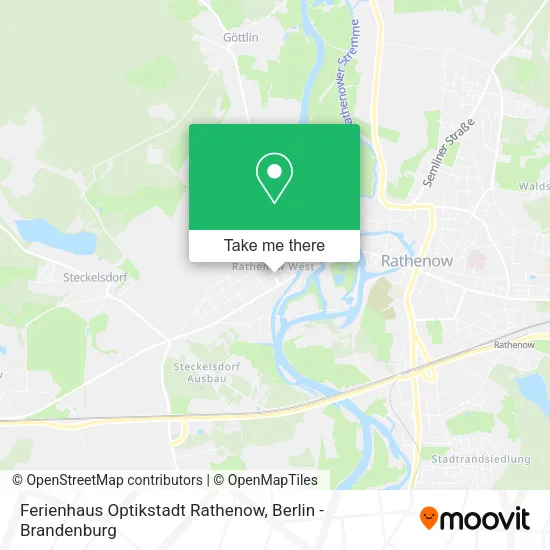 Карта Ferienhaus Optikstadt Rathenow