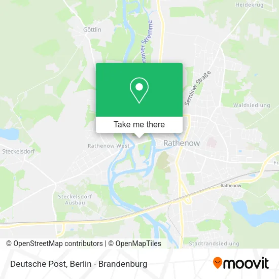 Deutsche Post map