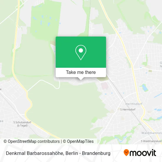 Карта Denkmal Barbarossahöhe