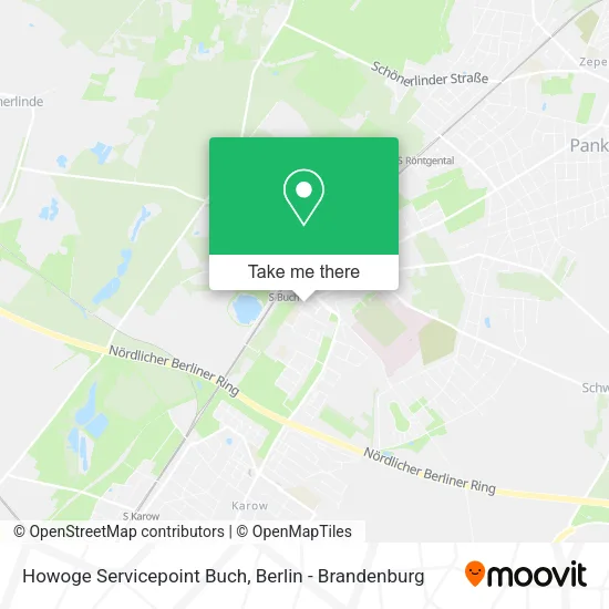Карта Howoge Servicepoint Buch