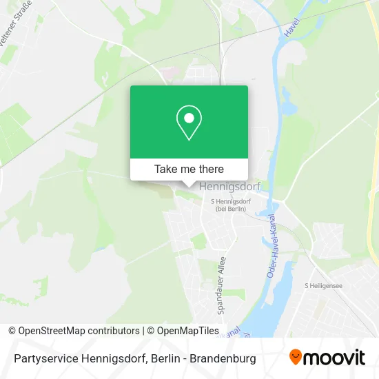Partyservice Hennigsdorf map