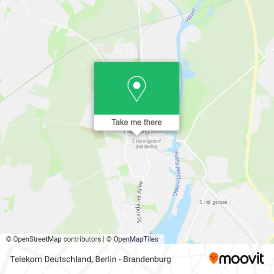 Telekom Deutschland map