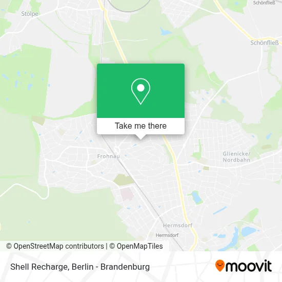 Shell Recharge map